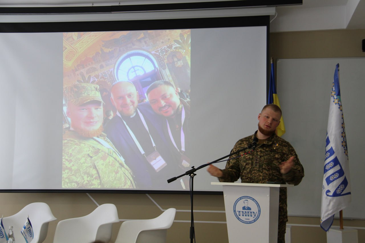 Vladyslav Stotskyi pid chas vystupu